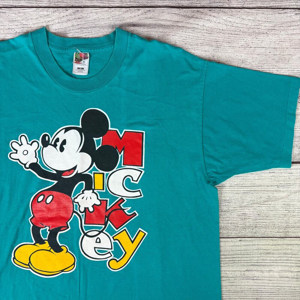 Vintage 1990s Mickey Mouse Disney Cartoon T-shirt
